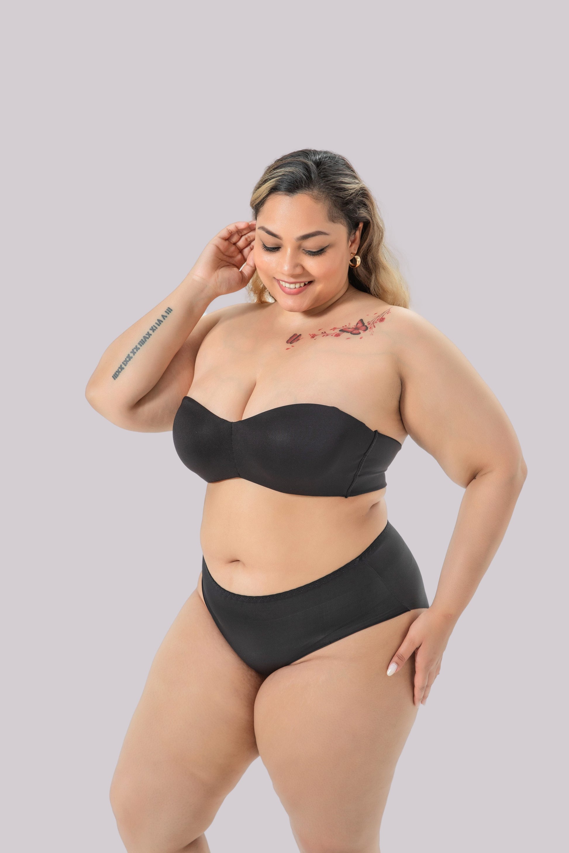 Azelina Shana – Bandeau sin Tirantes con Comodidad y Sujeción