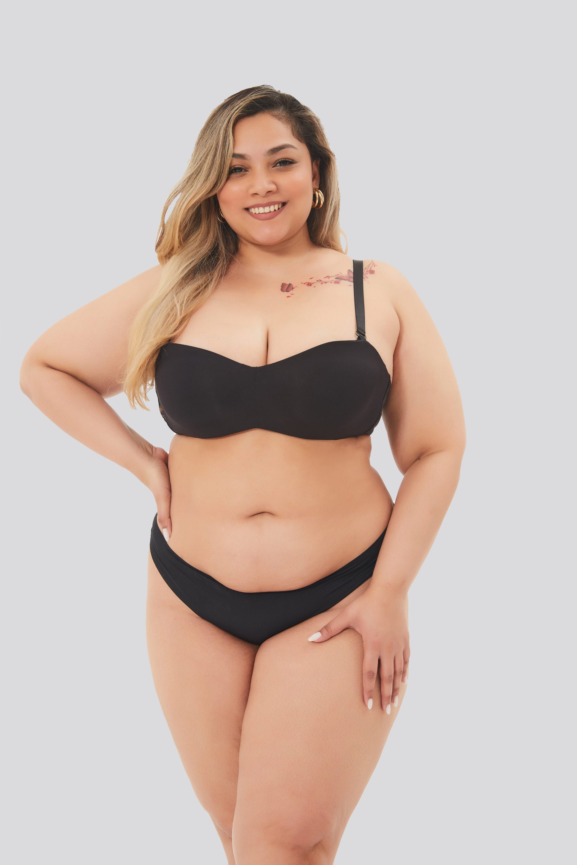 Azelina Shana – Bandeau sin Tirantes con Comodidad y Sujeción