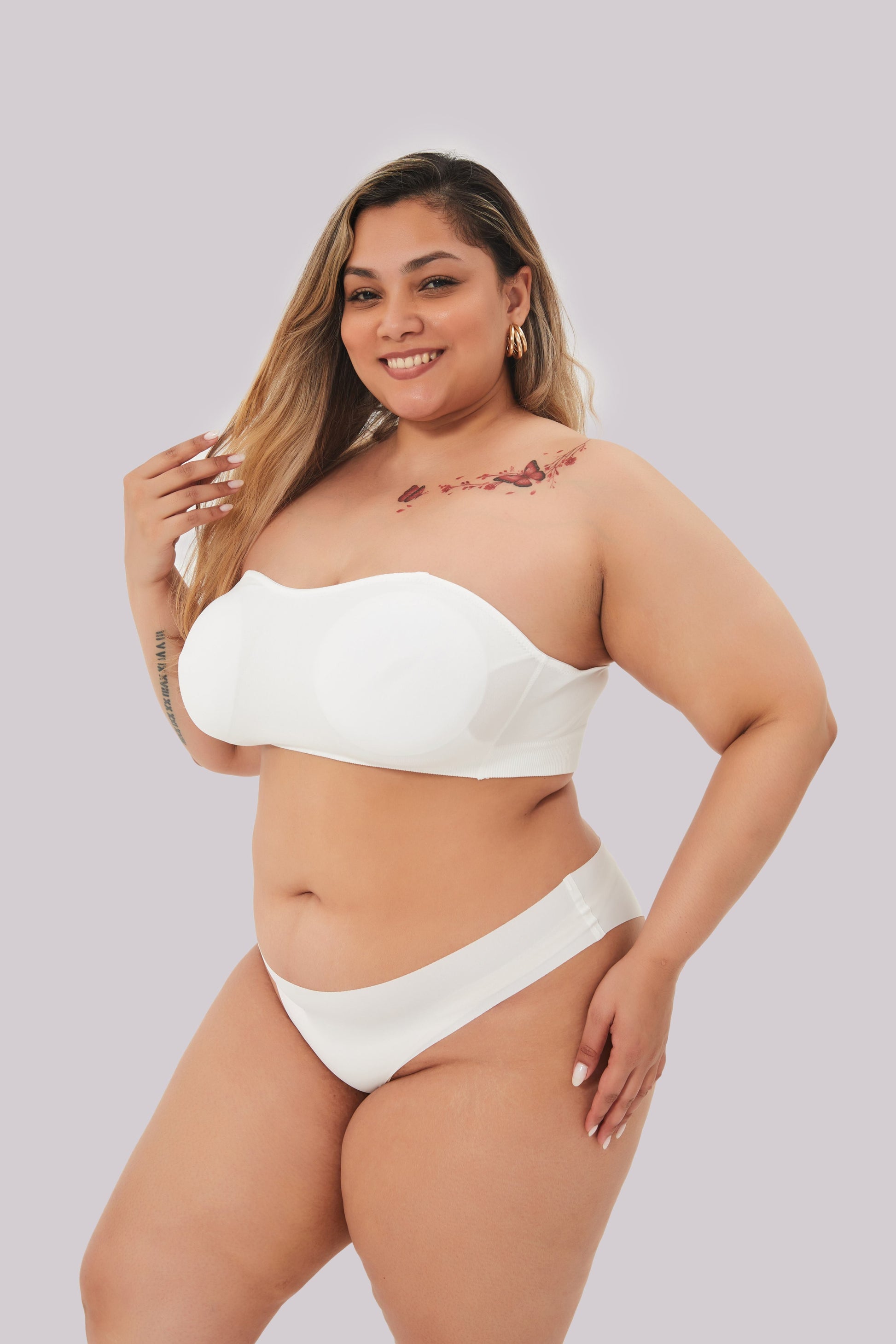 Azelina® Isla – Sujetador bandeau sin tirantes