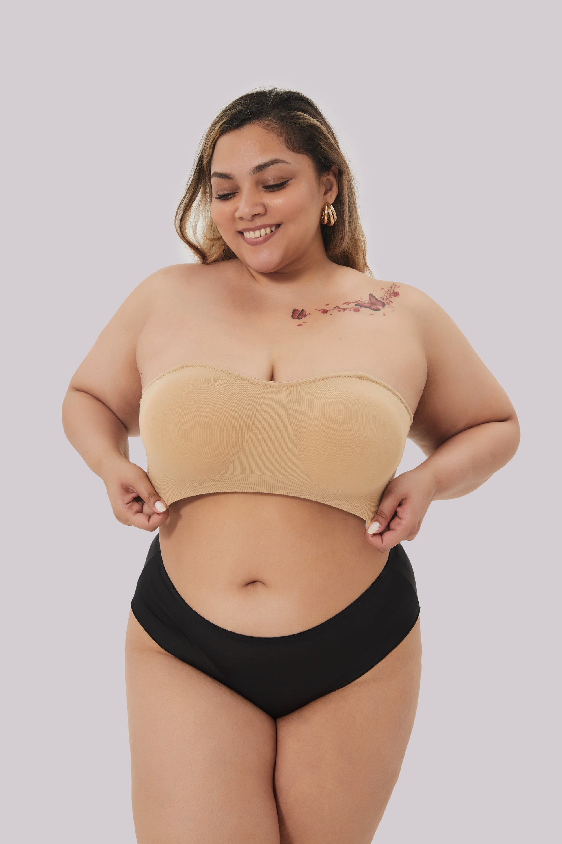 Azelina® Isla – Sujetador bandeau sin tirantes
