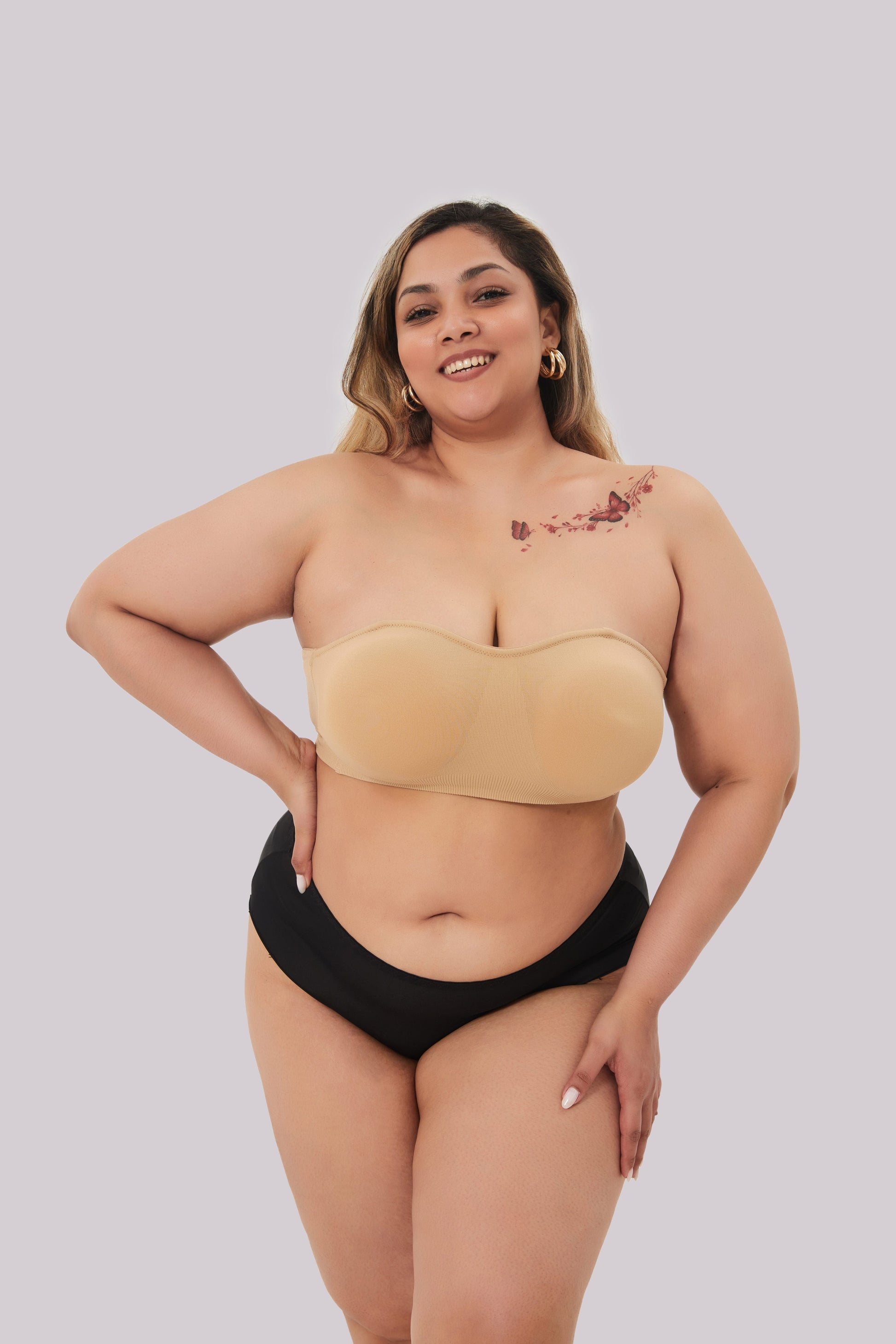 Azelina® Isla – Sujetador bandeau sin tirantes